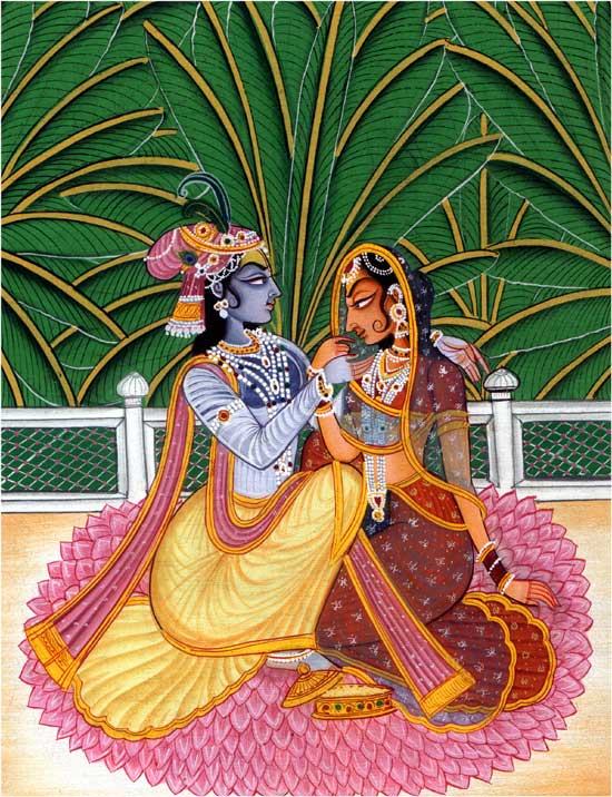 Unknown Artist, India - Krishna And Radha